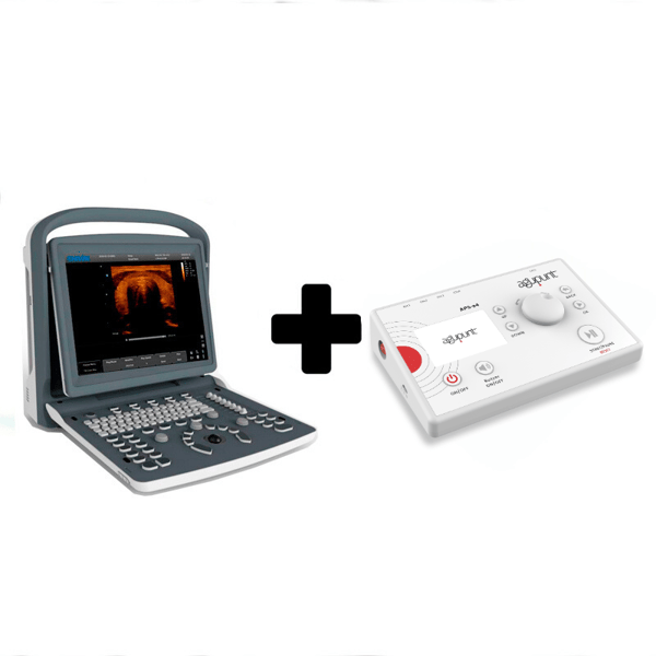 Savings pack: Chison ECO 2 Ultrasound Machine with 10 Mhz Linear Probe+ APS e4 therapeutic percutaneous electrolysis device